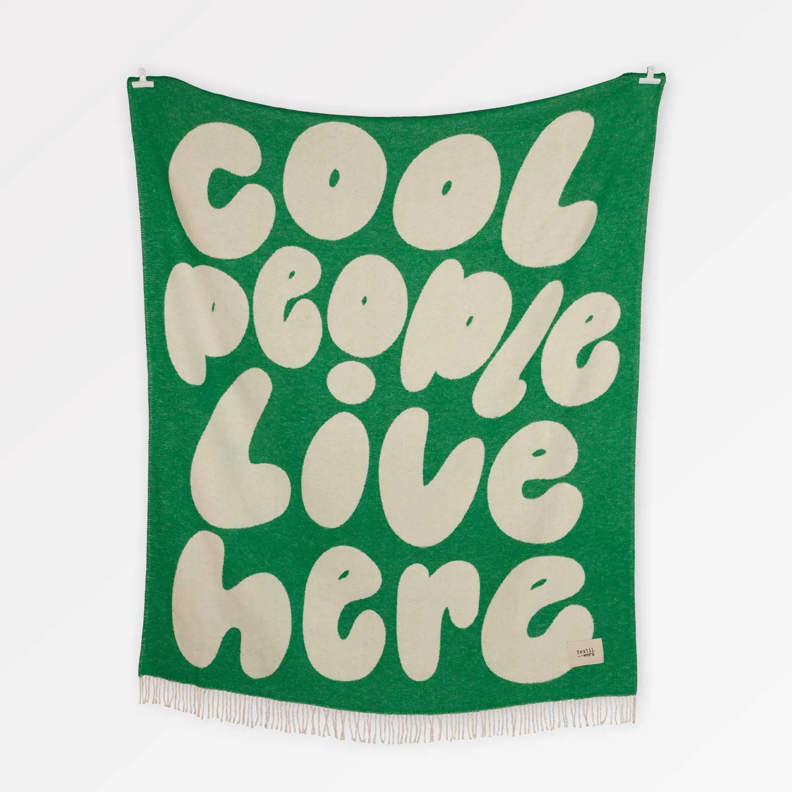 Kuscheldecke Cool People Live Here - Kuscheldecken