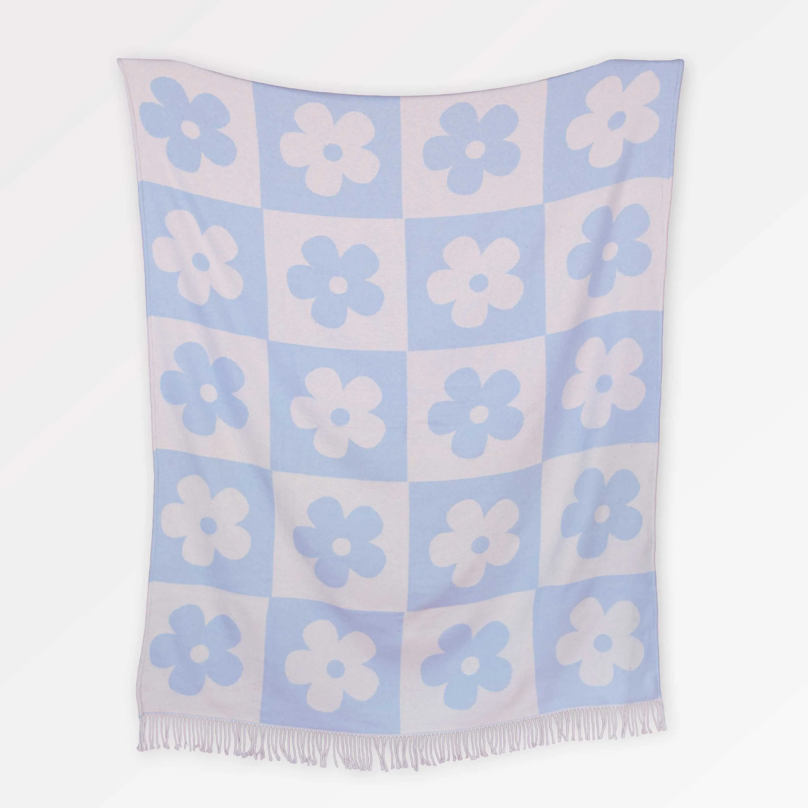 Kuscheldecke Flower Checks - Kuscheldecken