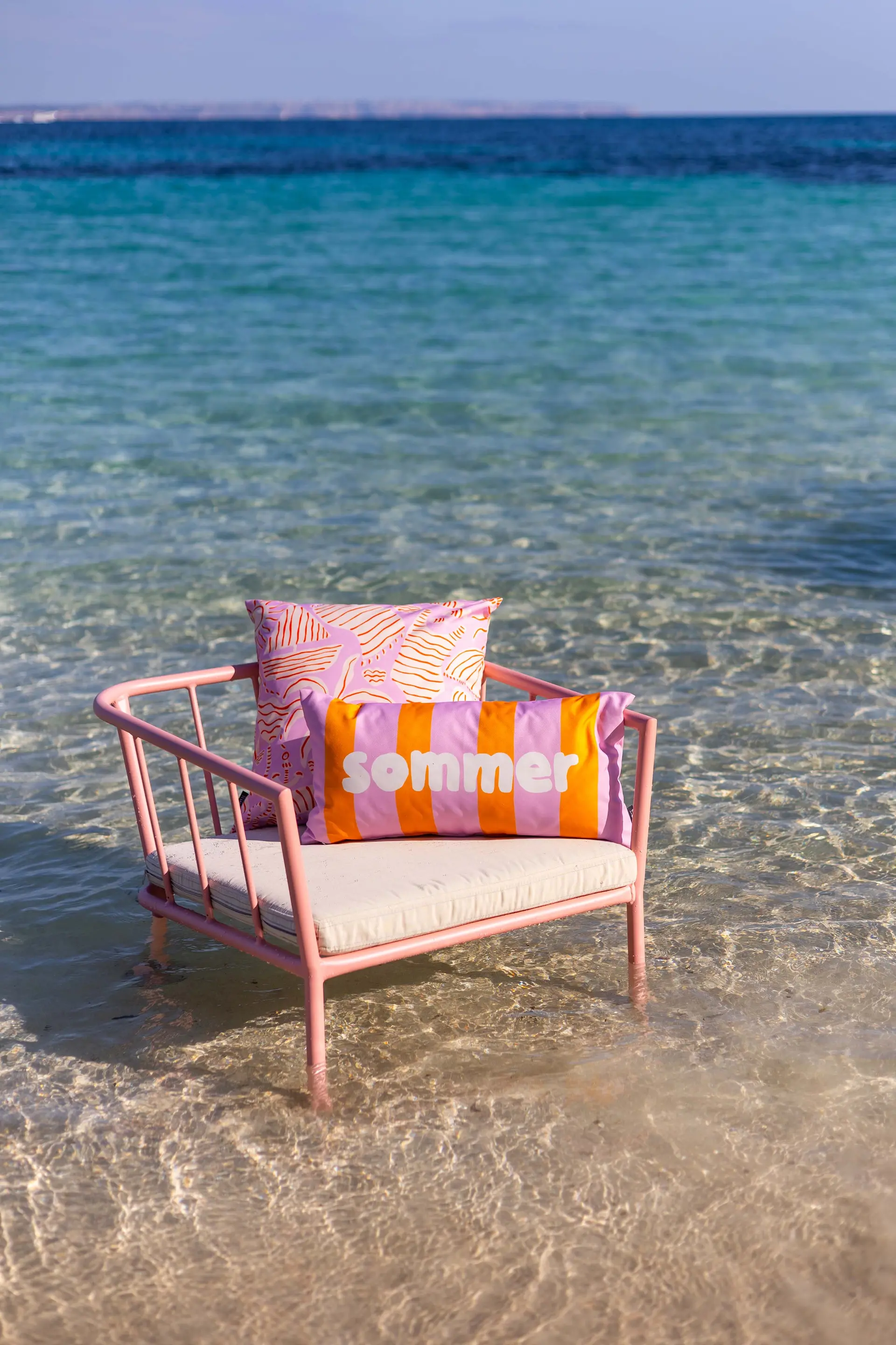 4er Set Strand-Kissenbezüge Mit Wassermelonen-Gnome Design, 45x45 Cm - Samtig Weich Für Sofa & Wohnzimmer