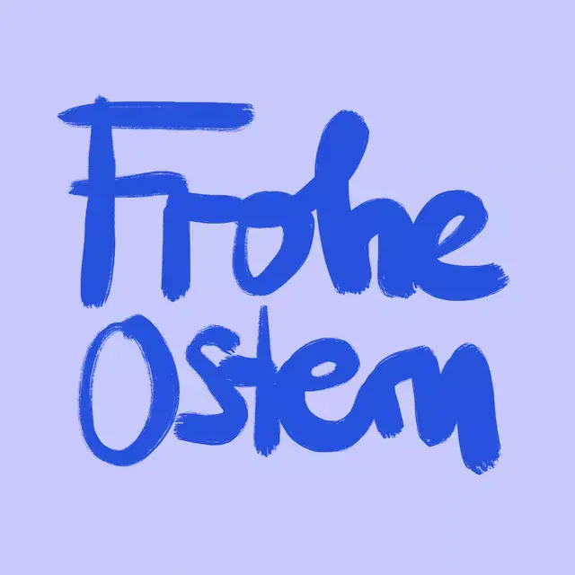Frohe Ostern Royal Lila