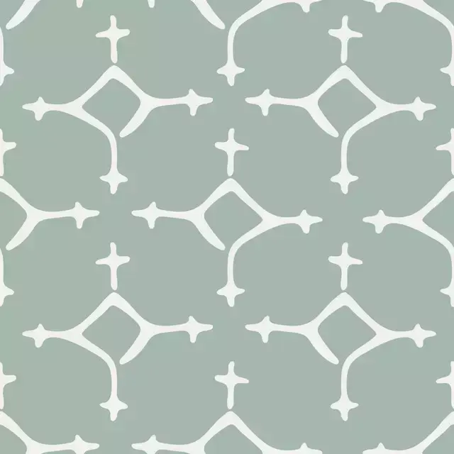 Tiny Crosses naturals Green