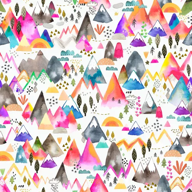 Magisch Bunt Berge Kinder
