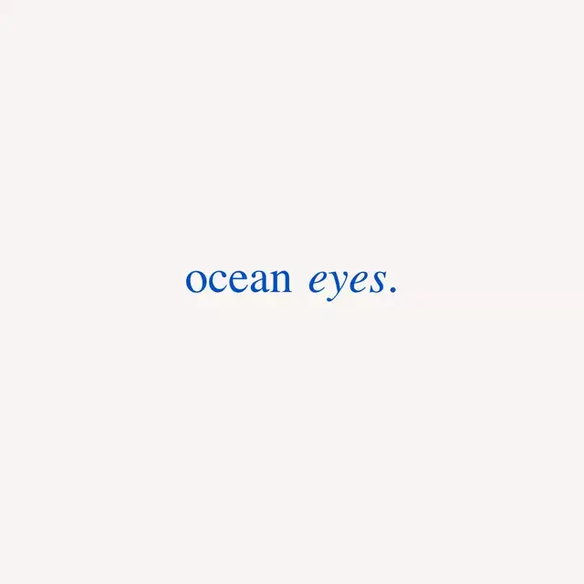 Ocean Eyes Blau