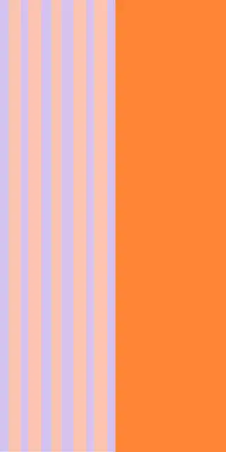 Orange lila Streifen Soft