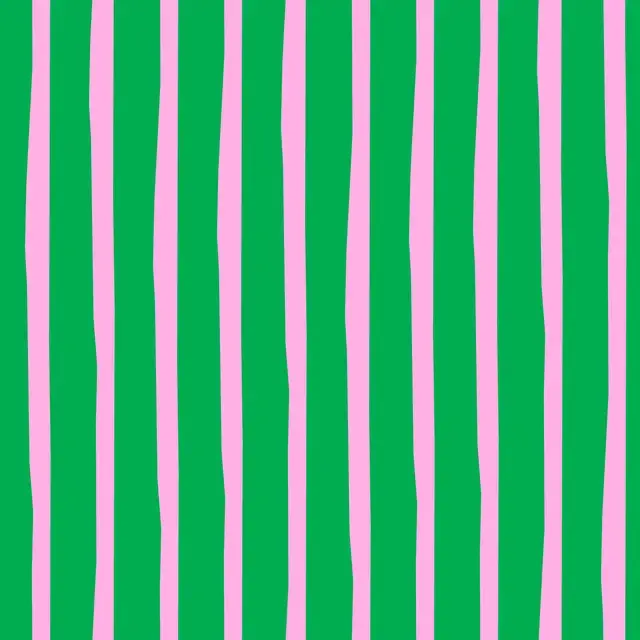 Big stripes pink green