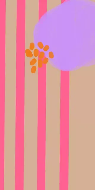 Stripes lila orange pink