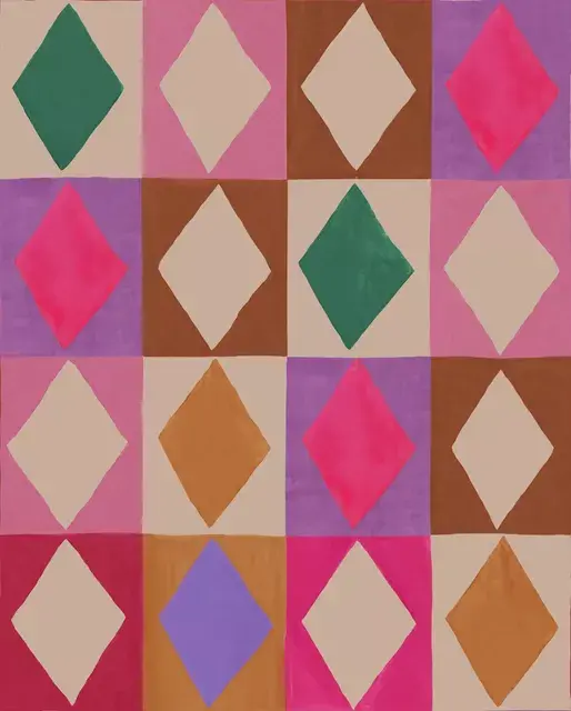 Rauten bunt