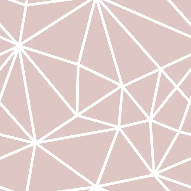 Grafische Linien Puder-Koralle