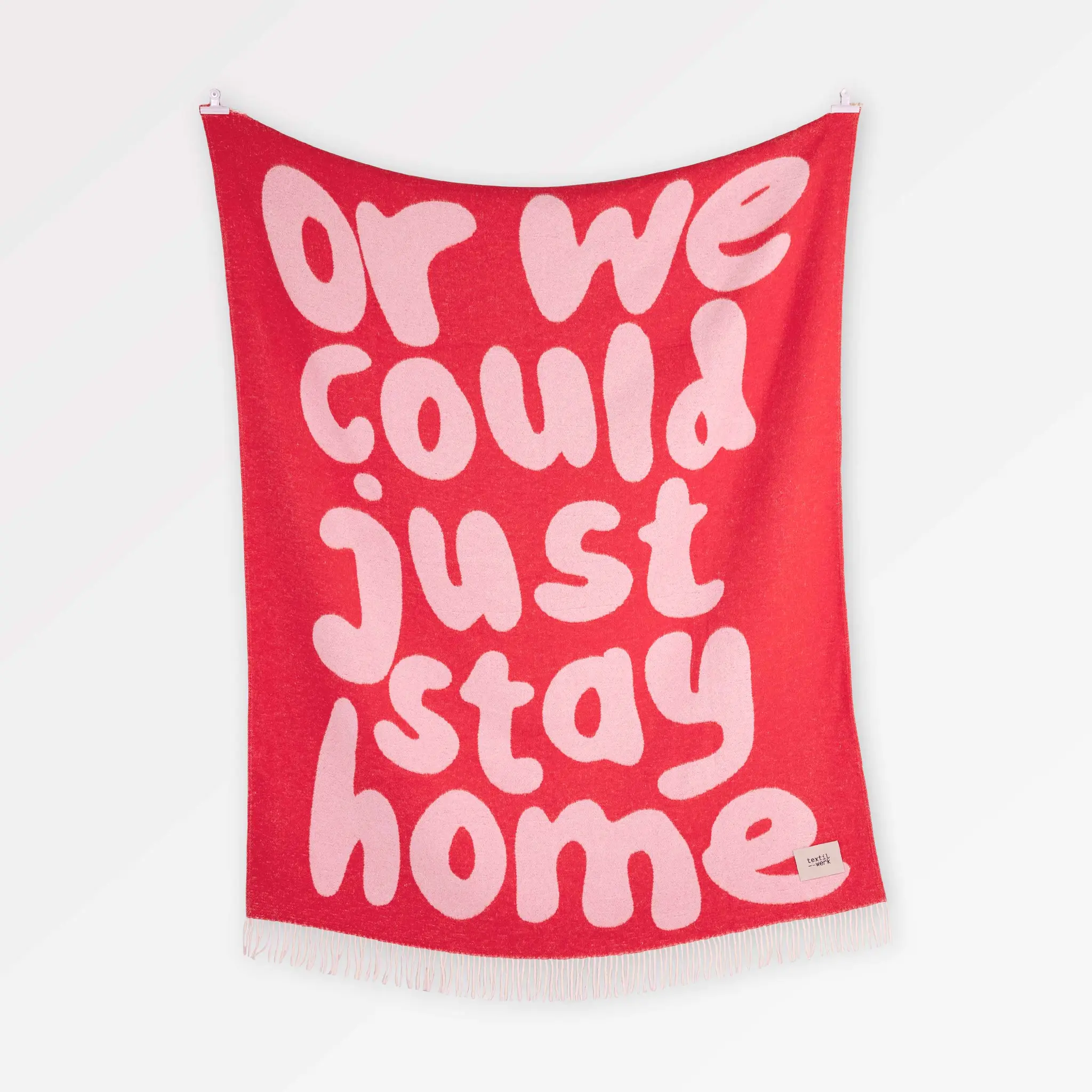 Kuscheldecke Stay Home Kuscheldecke Stay Home