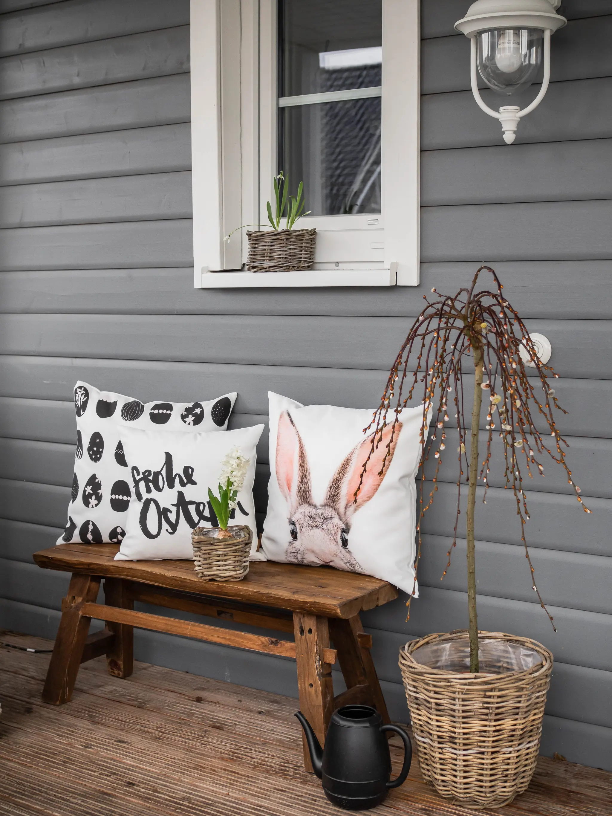 Outdoor-Kissen für die Osterzeit