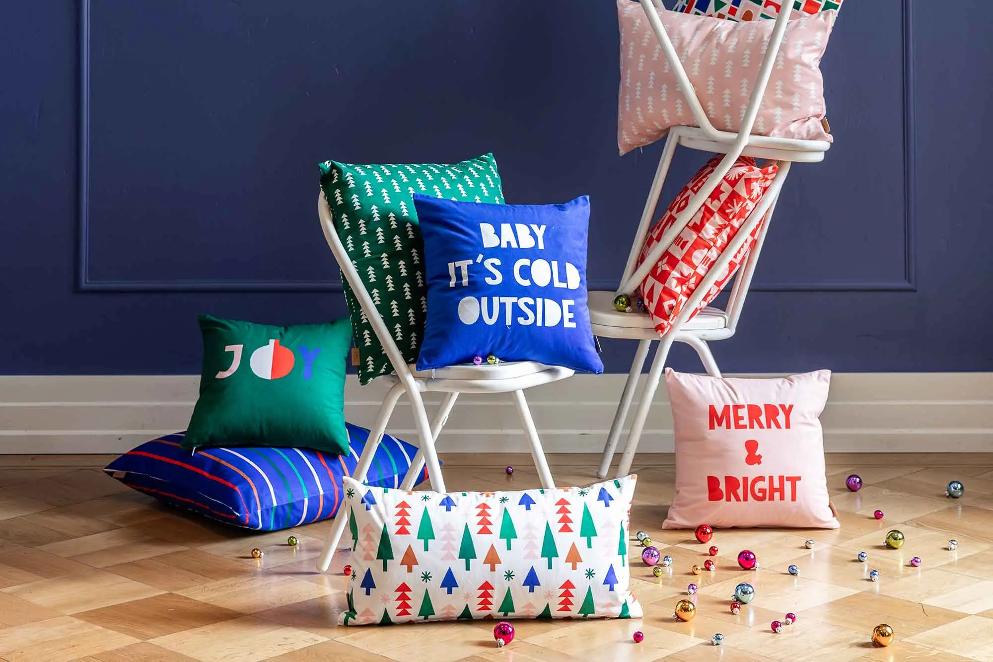 Colorful Christmas Shapes