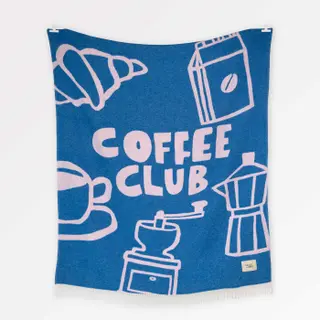 Kuscheldecke Coffee Club