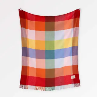 Kuscheldecke Checks Multicolor 