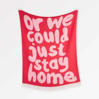 Kuscheldecke Stay Home