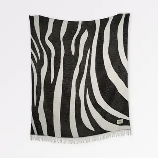 Kuscheldecke Zebra Print