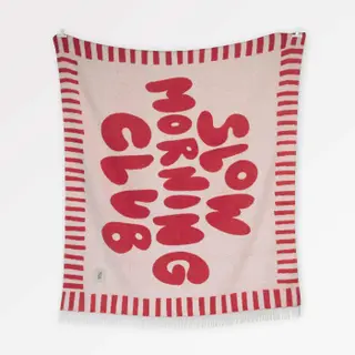 Kuscheldecke Slow Morning Club