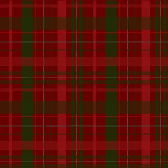 Kissen Christmas Red Plaid Pattern