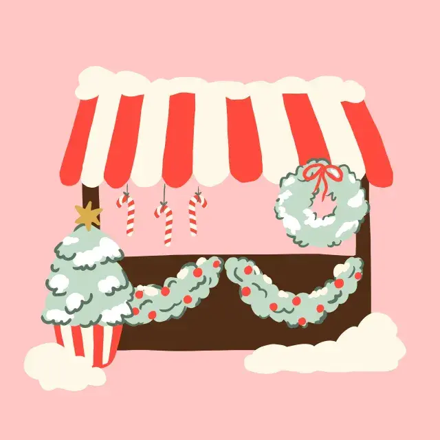 Kissen Christmas Market Booth