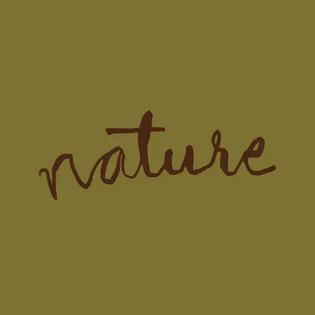 Kissen Typography Nature