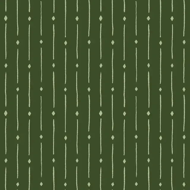 Kissen Minimal Pattern Green