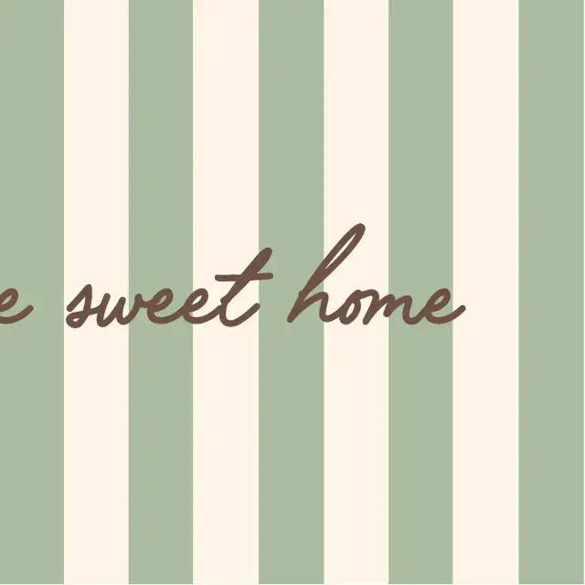 Kissen home sweet home Schilfgrün