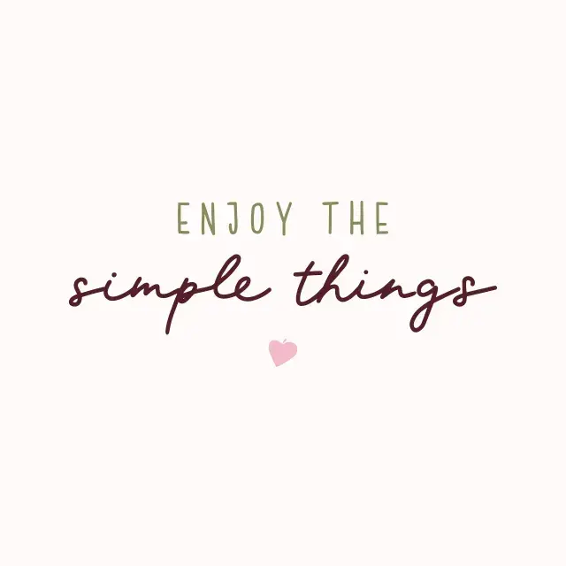 Kissen Enjoy the simple things