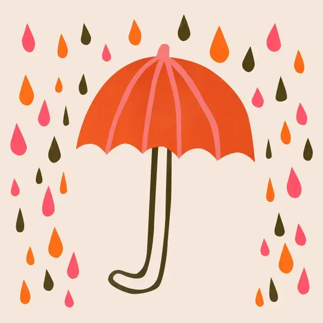 Kissen Regenschirm