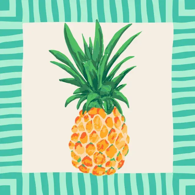 Kissen Tropical Pineapple