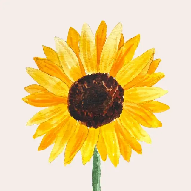 Kissen Golden Sunflower Bloom
