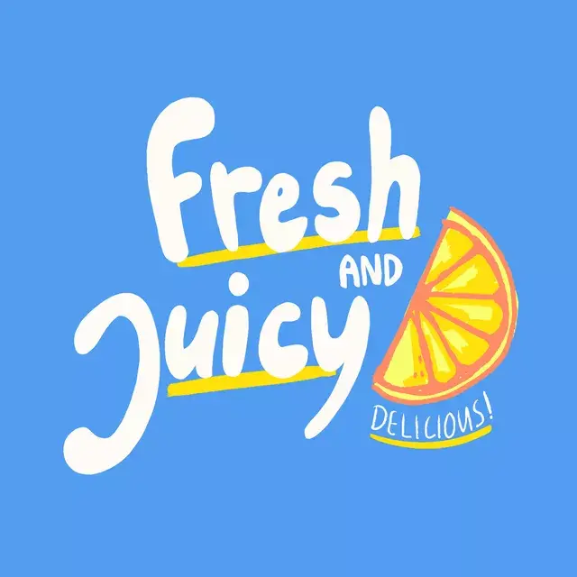 Kissen Fresh and juicy blue