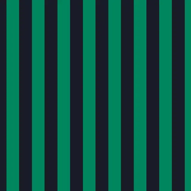 Kissen Striped Blue Green