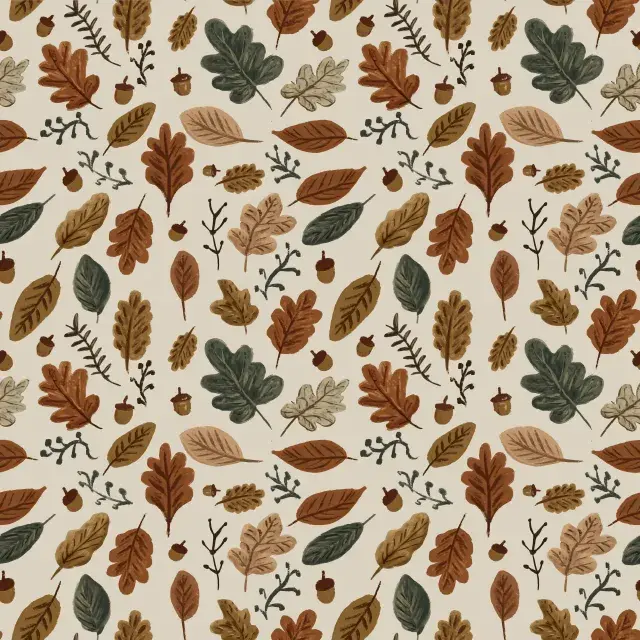 Kissen Herbstblätter
