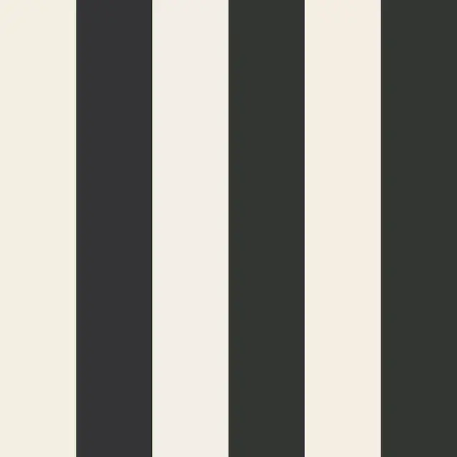 Kissen Classic Black & White Stripes