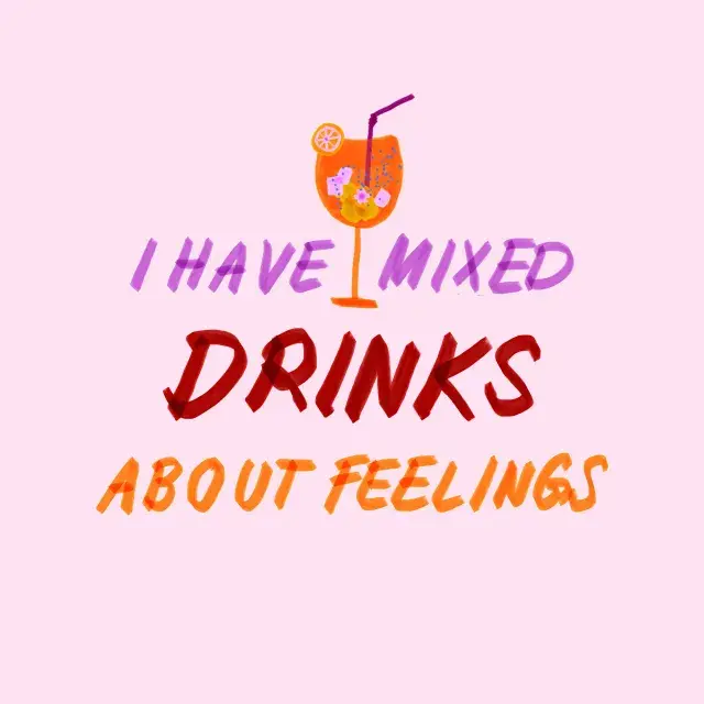 Kissen Mixed Drinks Typo