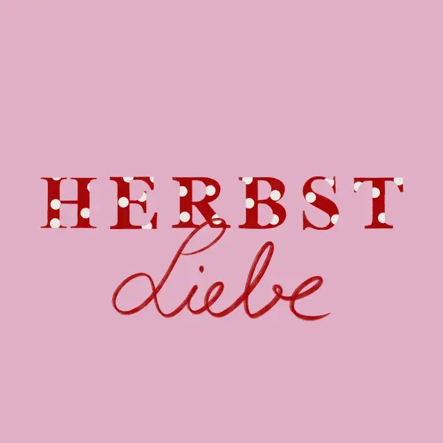 Kissen Herbstliebe Punkte