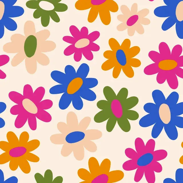 Kissen Flower Pattern