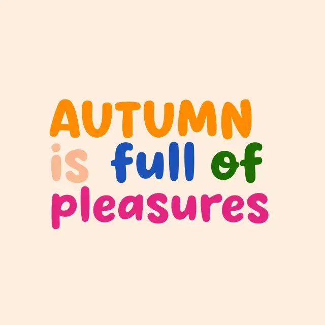 Kissen Autumn Pleasures