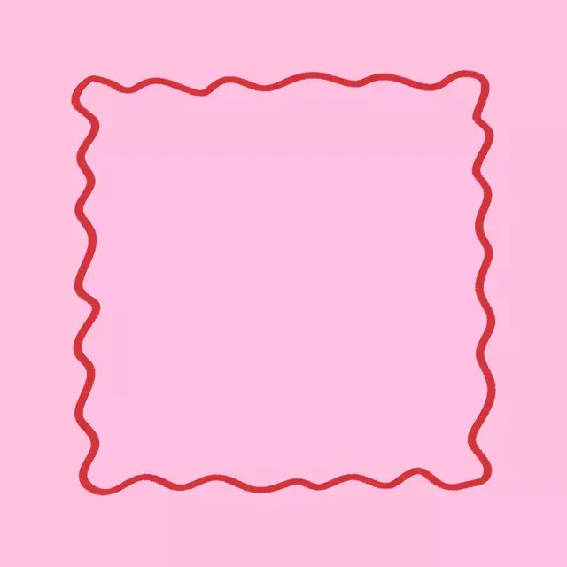 Servietten Rand Pink Rot