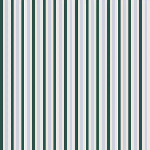 Servietten Stripes Moosgrün Blaugrau