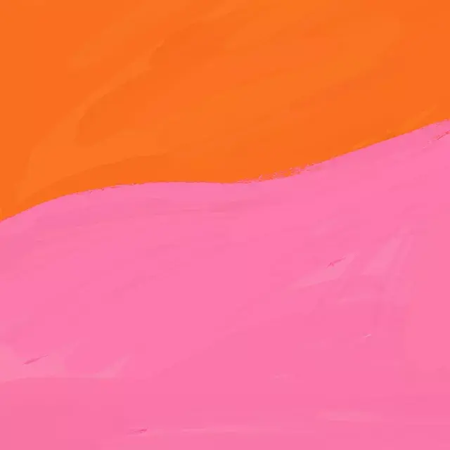 Kissen Color Flow pink orange