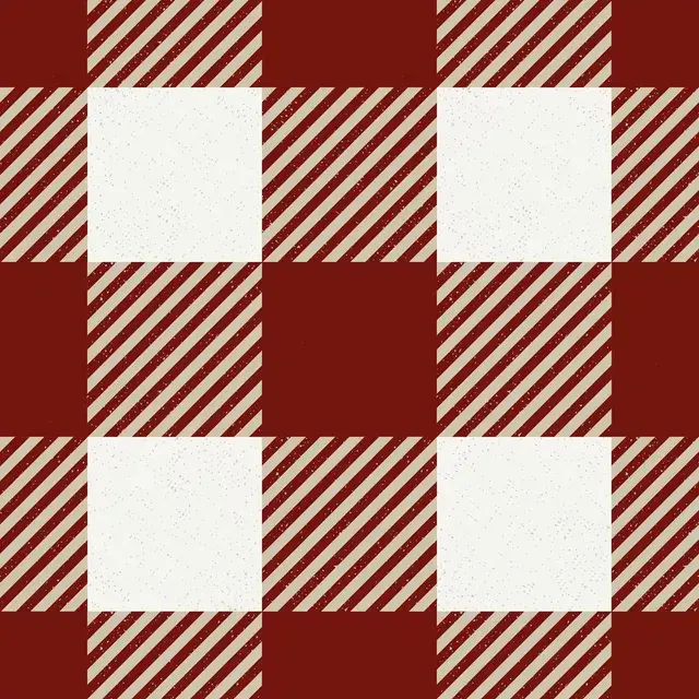 Servietten Christmas Check rot