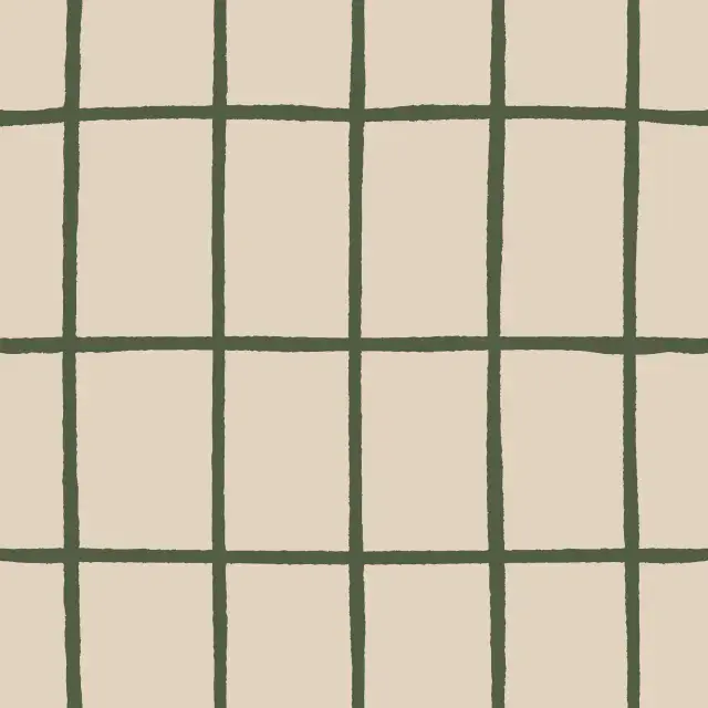 Kissen hohes Herbst Karo beige grün
