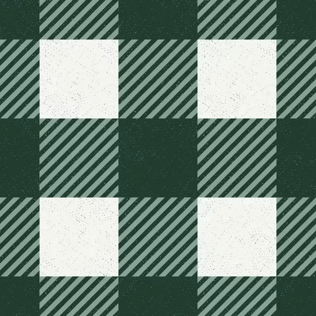 Kissen Christmas Check grün