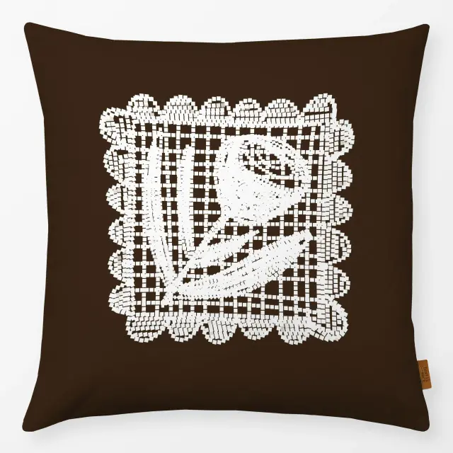 Kissen Crochet Rose