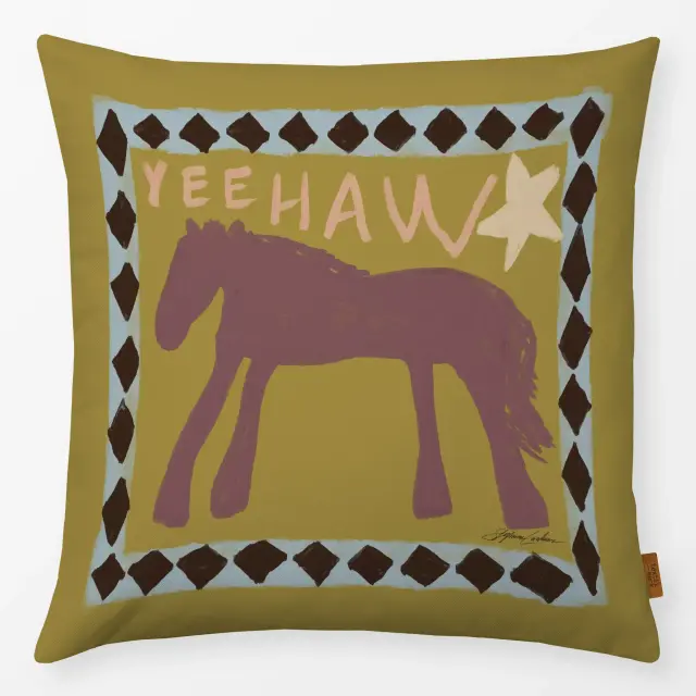 Kissen Yeehaw Horse
