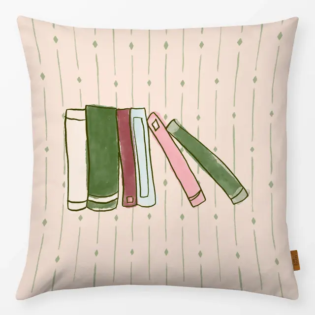 Kissen Leaning Books