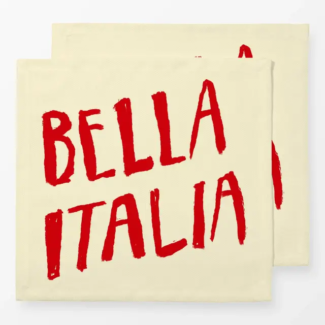 Servietten Red Bella Italia