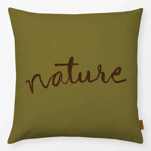 Kissen Typography Nature