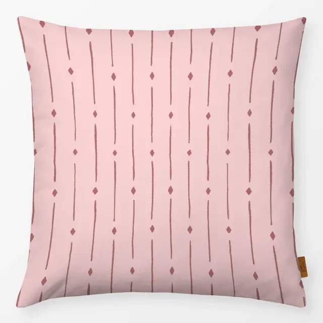 Kissen Minimal Pattern Pink
