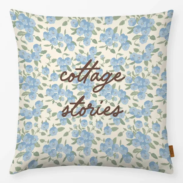 Kissen Cottage Stories Nebelblau